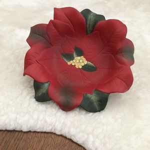 Party Lite | Poinsettia Candle Holder